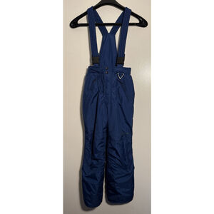 Mobius Ski Bib Nylon Blue Snowsuit Overall Snow Ski Snowboard Beck Jr Youth 8